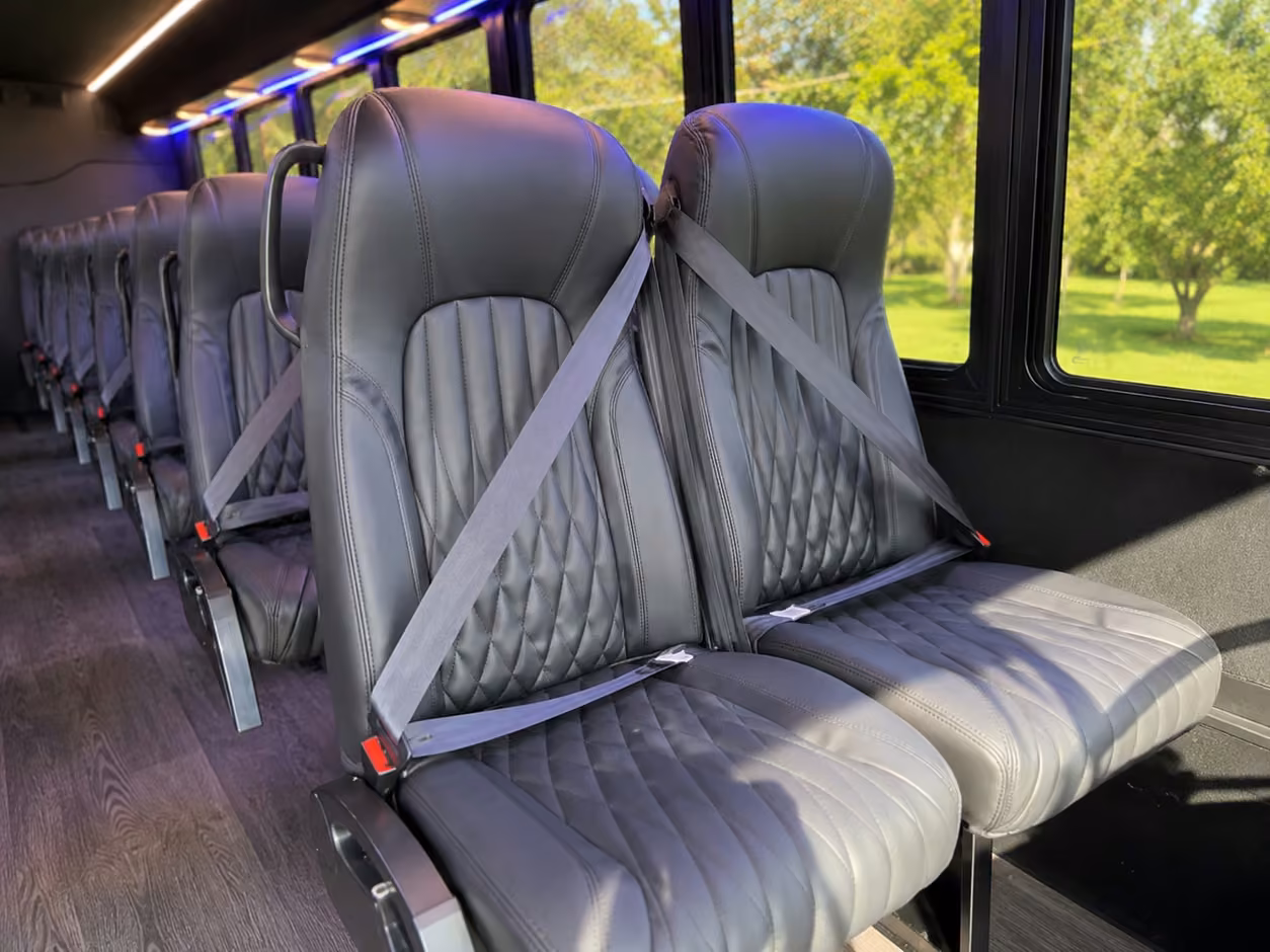15 35 passenger minibus inside