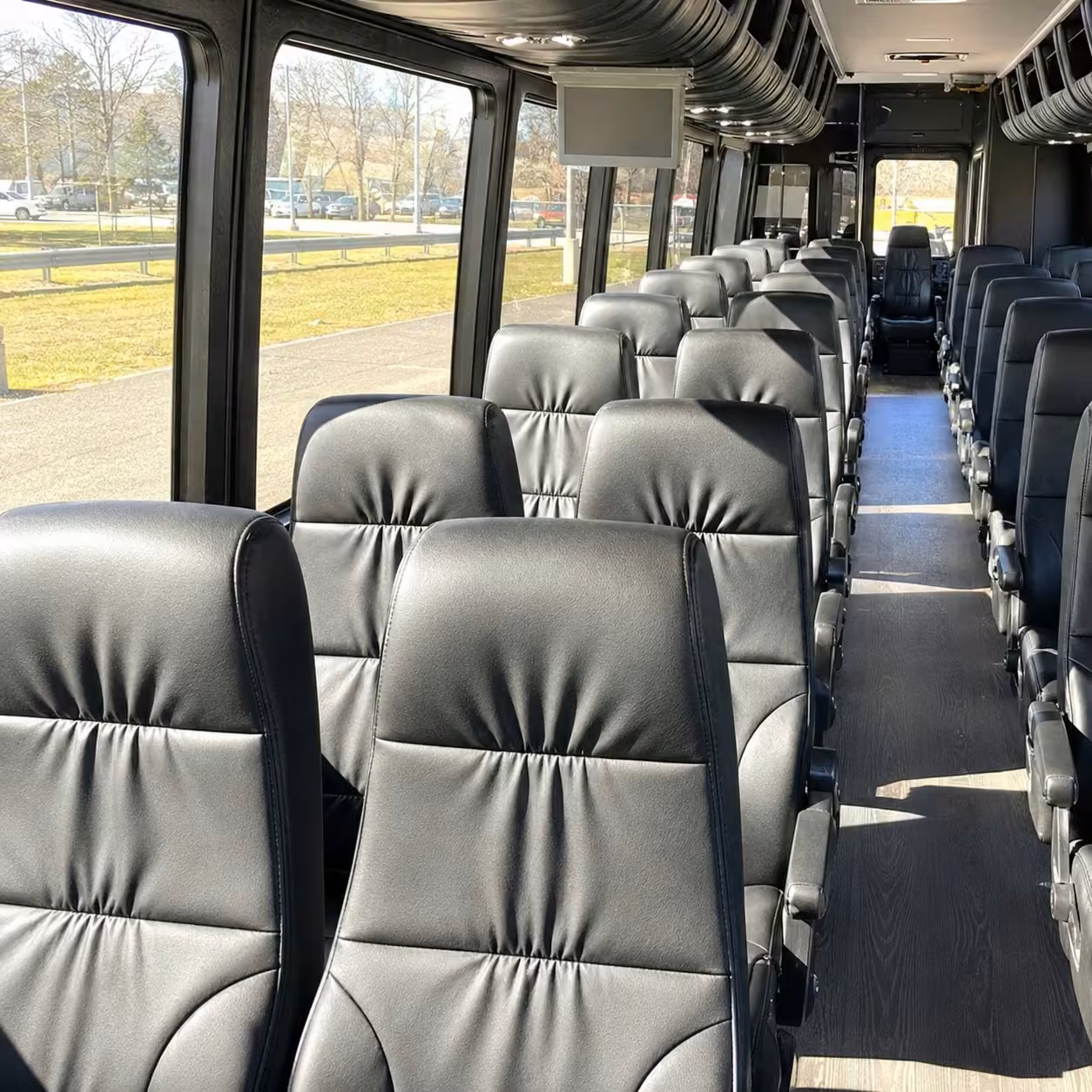 15 35 passenger minibus interior