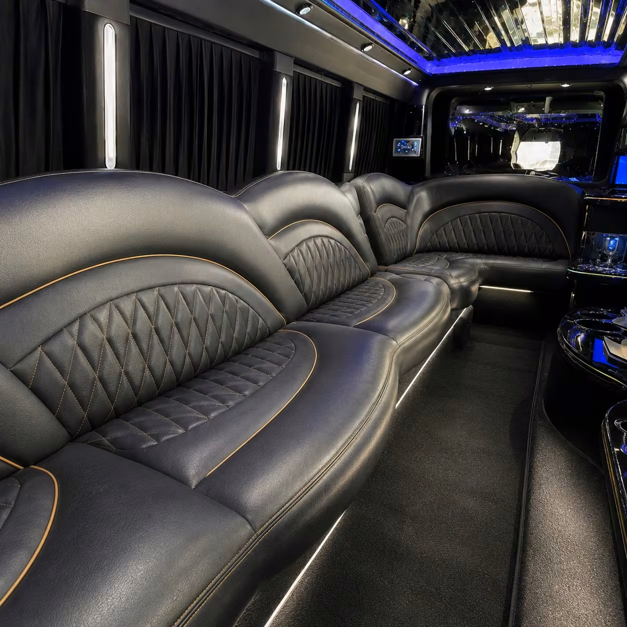 chrysler 300 limo interior