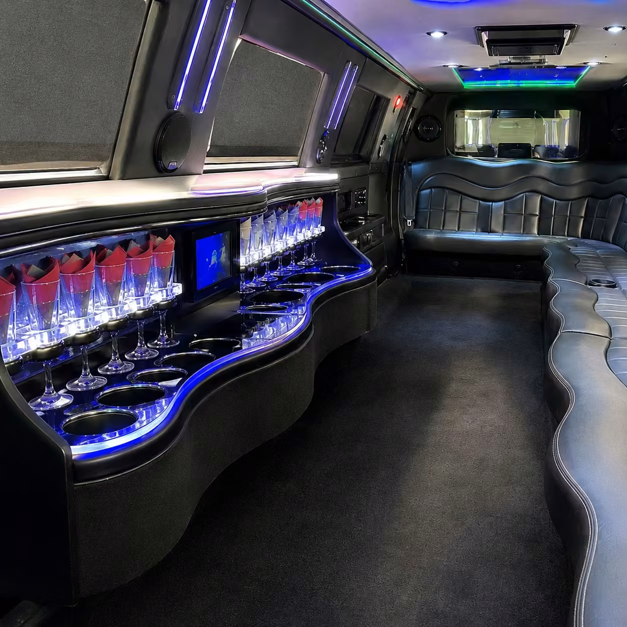 miami limo interior
